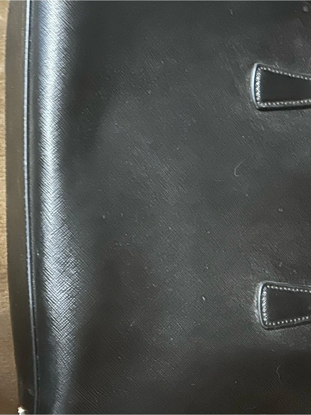 kate spade Black Saffiano Leather Satchel with Matching Wallet Set